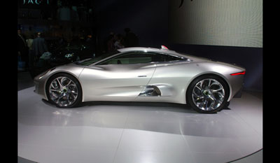 Jaguar C-X75 Concept 2010 - Plug-in electric car with Gas turbines propelled range extender.7
